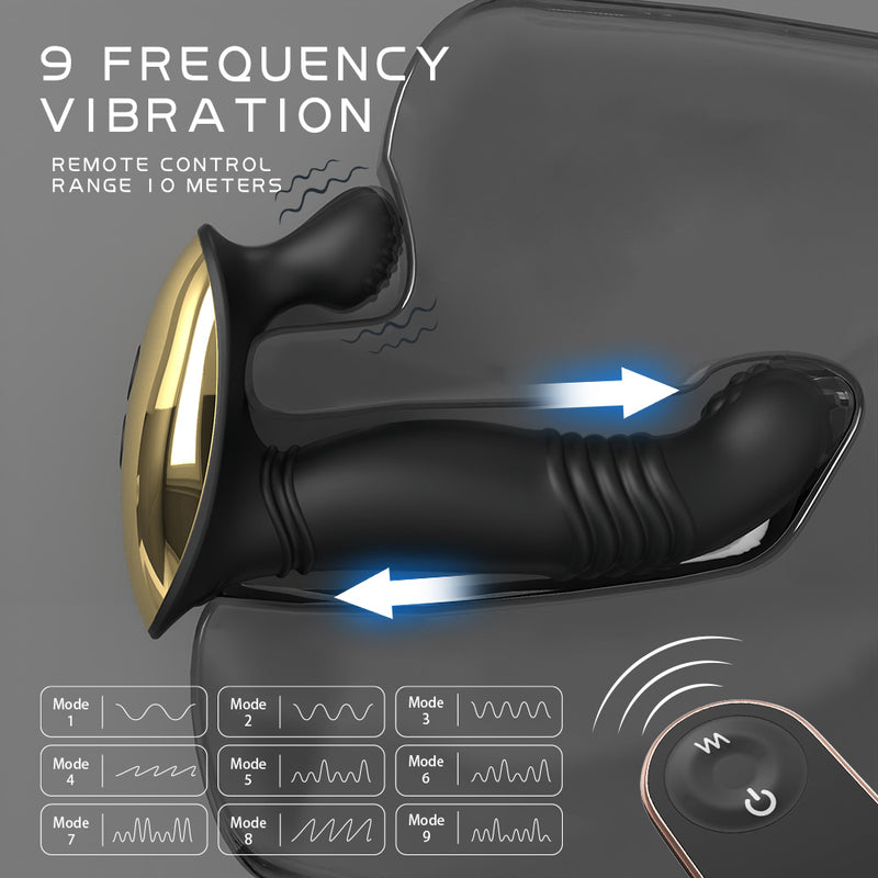 YoYoLemon Masajeador de Próstata Estimulador del Punto P para Hombres, Juguete Anal Vibrador